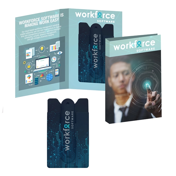 Tek Booklet with Full Color Silicone Stand and Wallet - Tek Booklet with Full Color Silicone Stand and Wallet - Image 0 of 1