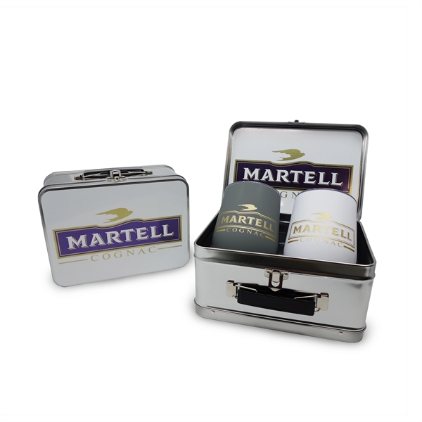 Retro Lunchbox & Double 12 Oz. Stemless Wine - Retro Lunchbox & Double 12 Oz. Stemless Wine - Image 2 of 15