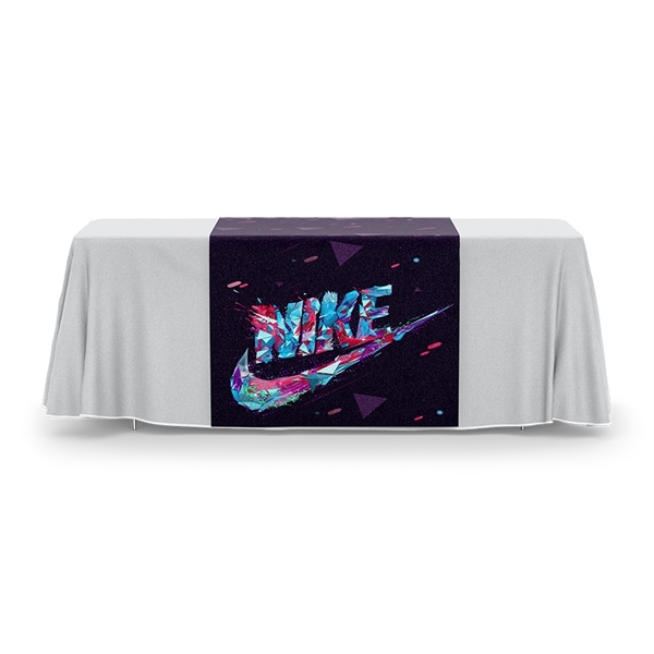Custom all over and sublimated 36x87 Table Runner