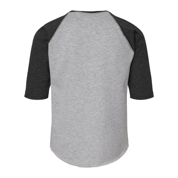 LAT Youth Baseball Fine Jersey Three-Quarter Sleeve Tee - LAT Youth Baseball Fine Jersey Three-Quarter Sleeve Tee - Image 20 of 24