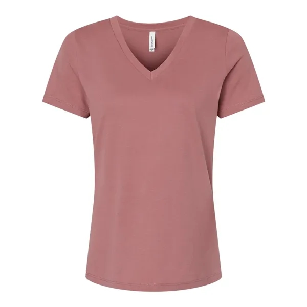 BELLA + CANVAS Women's Relaxed Jersey V-Neck Tee - BELLA + CANVAS Women's Relaxed Jersey V-Neck Tee - Image 16 of 48