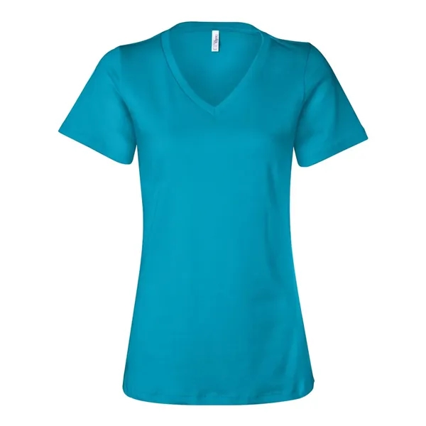 BELLA + CANVAS Women's Relaxed Jersey V-Neck Tee - BELLA + CANVAS Women's Relaxed Jersey V-Neck Tee - Image 41 of 48