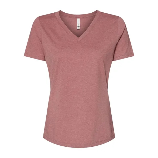 BELLA + CANVAS Women's Relaxed Heather CVC V-Neck Tee - BELLA + CANVAS Women's Relaxed Heather CVC V-Neck Tee - Image 9 of 26