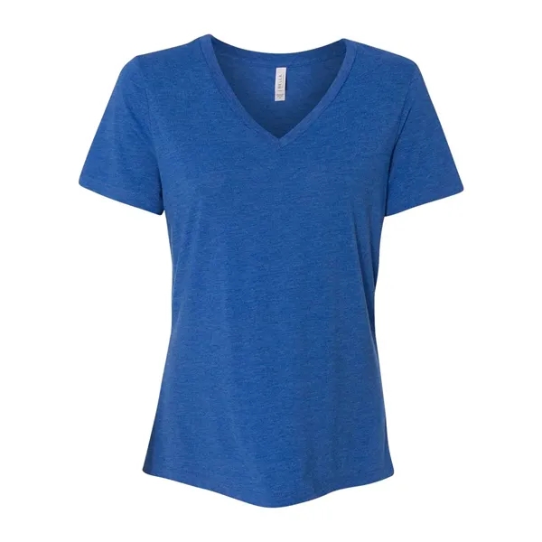 BELLA + CANVAS Women's Relaxed Triblend V-Neck Tee - BELLA + CANVAS Women's Relaxed Triblend V-Neck Tee - Image 15 of 16