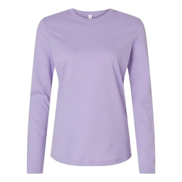 BELLA + CANVAS Women's Jersey Long Sleeve Tee - BELLA + CANVAS Women's Jersey Long Sleeve Tee - Image 9 of 29