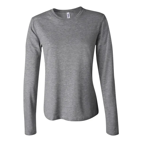 BELLA + CANVAS Women's Jersey Long Sleeve Tee - BELLA + CANVAS Women's Jersey Long Sleeve Tee - Image 11 of 29