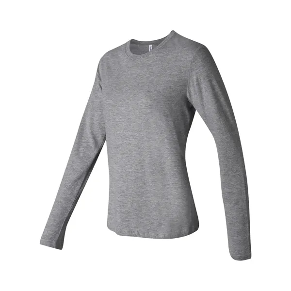 BELLA + CANVAS Women's Jersey Long Sleeve Tee - BELLA + CANVAS Women's Jersey Long Sleeve Tee - Image 12 of 29