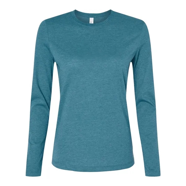 BELLA + CANVAS Women's Jersey Long Sleeve Tee - BELLA + CANVAS Women's Jersey Long Sleeve Tee - Image 19 of 29