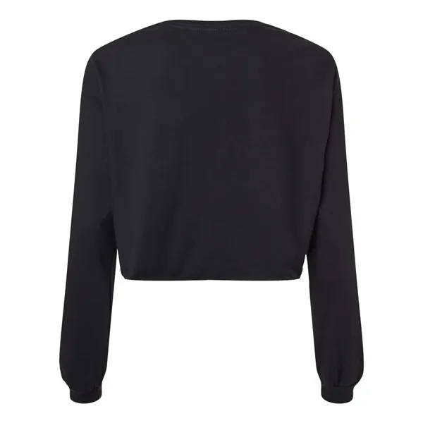 BELLA + CANVAS Women's FWD Fashion Crop Long Sleeve Tee - BELLA + CANVAS Women's FWD Fashion Crop Long Sleeve Tee - Image 4 of 16