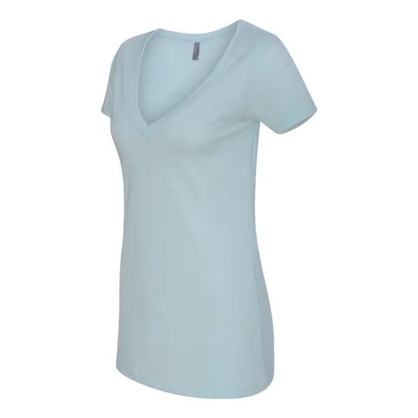 Next Level Women's CVC Deep V-Neck T-Shirt - Next Level Women's CVC Deep V-Neck T-Shirt - Image 3 of 14