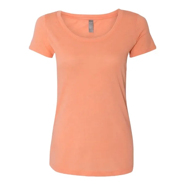 Next Level Women's Triblend Scoop Neck T-Shirt - Next Level Women's Triblend Scoop Neck T-Shirt - Image 3 of 18