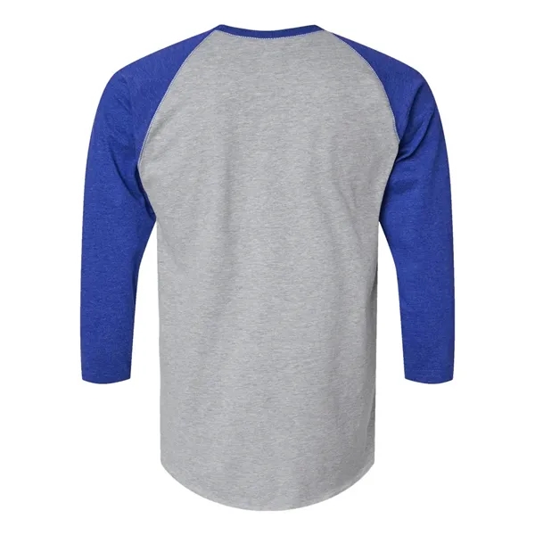 LAT Men's Baseball Fine Jersey Three-Quarter Sleeve Tee - LAT Men's Baseball Fine Jersey Three-Quarter Sleeve Tee - Image 21 of 32
