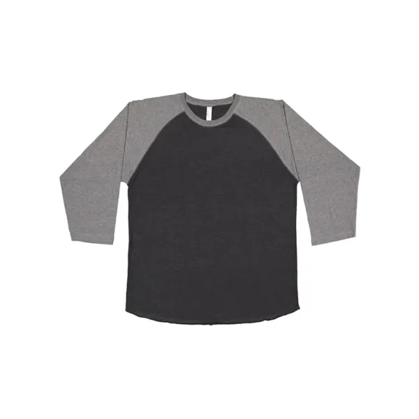 LAT Men's Baseball Fine Jersey Three-Quarter Sleeve Tee - LAT Men's Baseball Fine Jersey Three-Quarter Sleeve Tee - Image 25 of 32