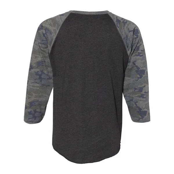 LAT Men's Baseball Fine Jersey Three-Quarter Sleeve Tee - LAT Men's Baseball Fine Jersey Three-Quarter Sleeve Tee - Image 28 of 32