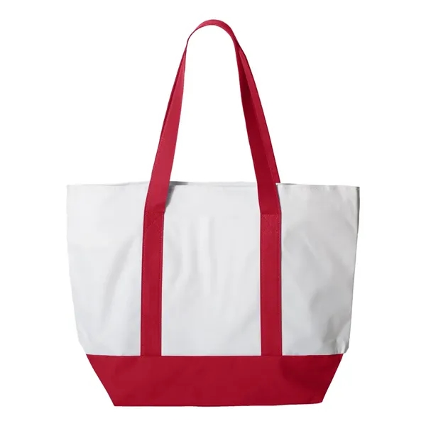Liberty Bags Bay View Giant Zippered Tote - Liberty Bags Bay View Giant Zippered Tote - Image 9 of 12
