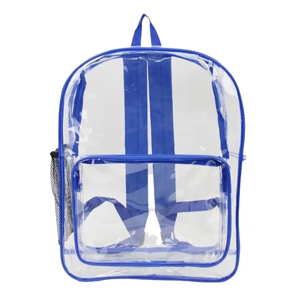 Liberty Bags Large 17" Heavy Duty Clear Backpack - Liberty Bags Large 17" Heavy Duty Clear Backpack - Image 3 of 3