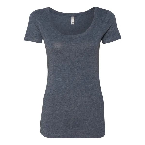 Custom Next Level Women's Triblend Scoop Neck T-Shirt