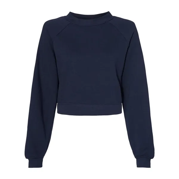 BELLA + CANVAS Women's Crop Raglan Fleece Crewneck Sweats... - BELLA + CANVAS Women's Crop Raglan Fleece Crewneck Sweats... - Image 11 of 14