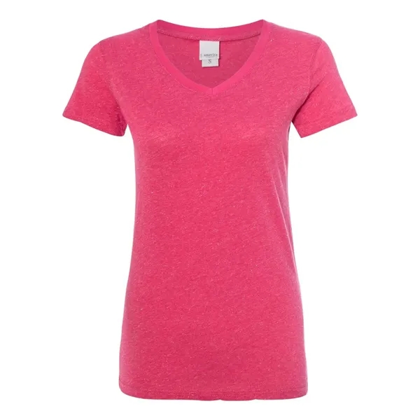 J. America Women's Glitter V-Neck T-Shirt - J. America Women's Glitter V-Neck T-Shirt - Image 12 of 14