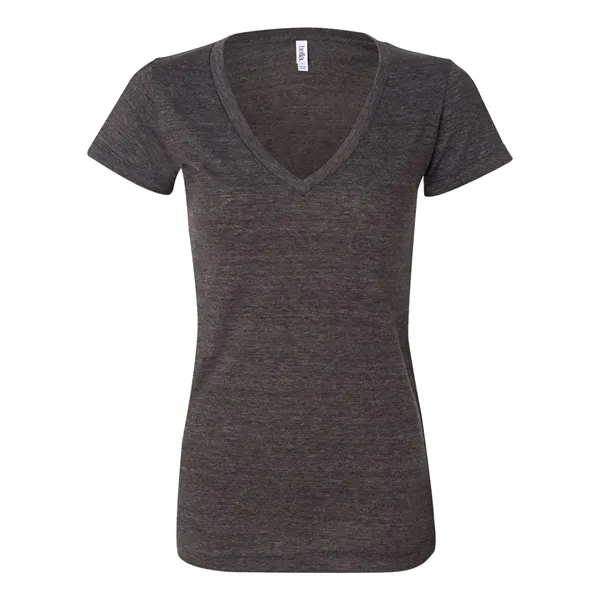 BELLA + CANVAS Women's Triblend Deep V-Neck Tee - BELLA + CANVAS Women's Triblend Deep V-Neck Tee - Image 7 of 24