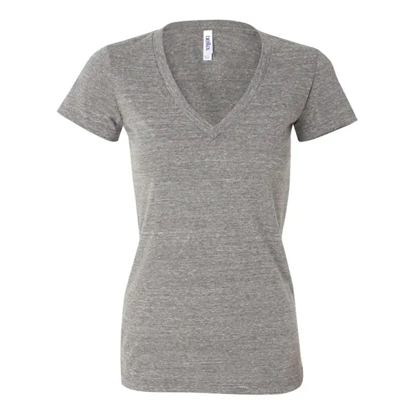 BELLA + CANVAS Women's Triblend Deep V-Neck Tee - BELLA + CANVAS Women's Triblend Deep V-Neck Tee - Image 12 of 24