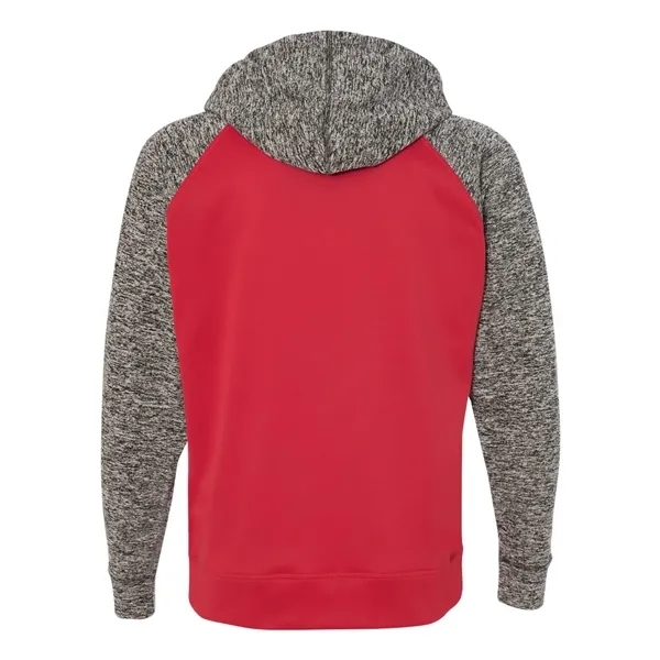 J. America Men's Colorblocked Cosmic Fleece Hooded Sweats... - J. America Men's Colorblocked Cosmic Fleece Hooded Sweats... - Image 7 of 11