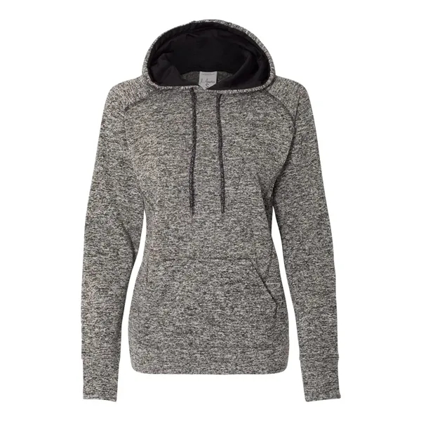 J. America Women's Cosmic Fleece Hooded Sweatshirt - J. America Women's Cosmic Fleece Hooded Sweatshirt - Image 1 of 23