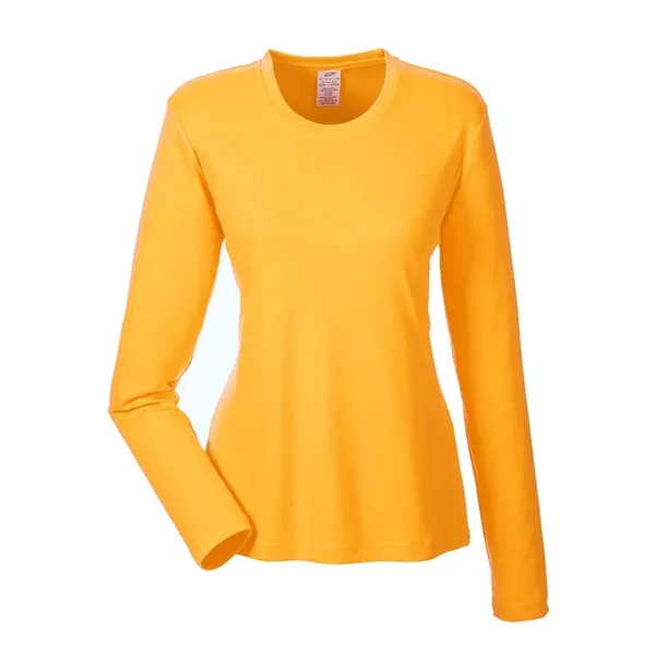 UltraClub Women's Cool & Dry Performance Long Sleeve Top - UltraClub Women's Cool & Dry Performance Long Sleeve Top - Image 7 of 13