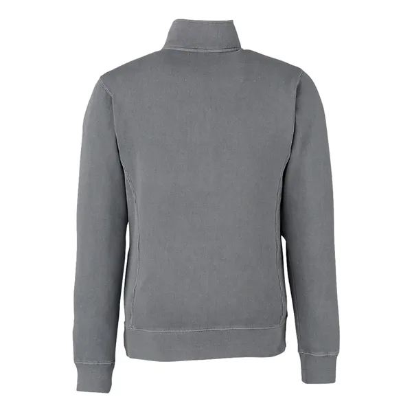 J. America Unisex Pigment-Dyed Fleece Quarter-Zip Pullover - J. America Unisex Pigment-Dyed Fleece Quarter-Zip Pullover - Image 6 of 8