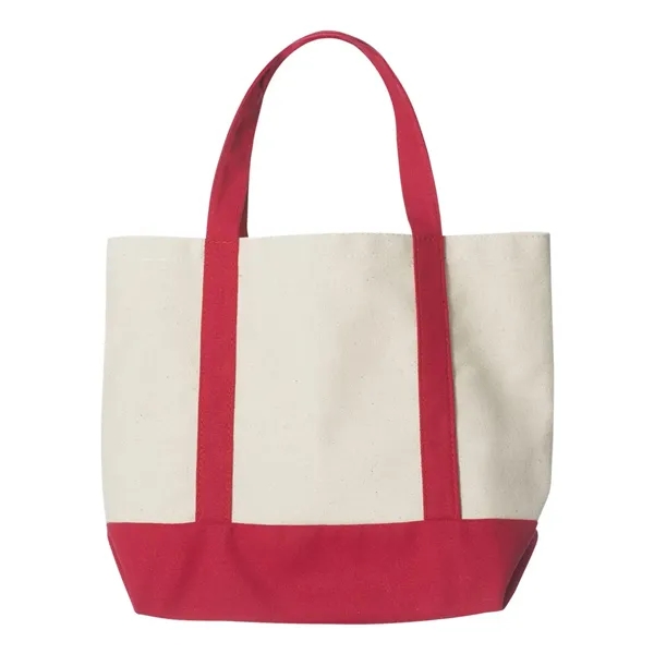 Liberty Bags Seaside Boater Tote - Liberty Bags Seaside Boater Tote - Image 6 of 8