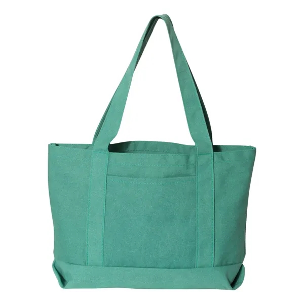 Liberty Bags Seaside Cotton Pigment Dyed Resort Tote - Liberty Bags Seaside Cotton Pigment Dyed Resort Tote - Image 7 of 12