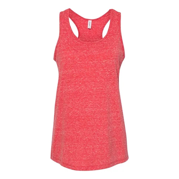JERZEES Women's Snow Heather Jersey Racerback Tank Top - JERZEES Women's Snow Heather Jersey Racerback Tank Top - Image 3 of 4