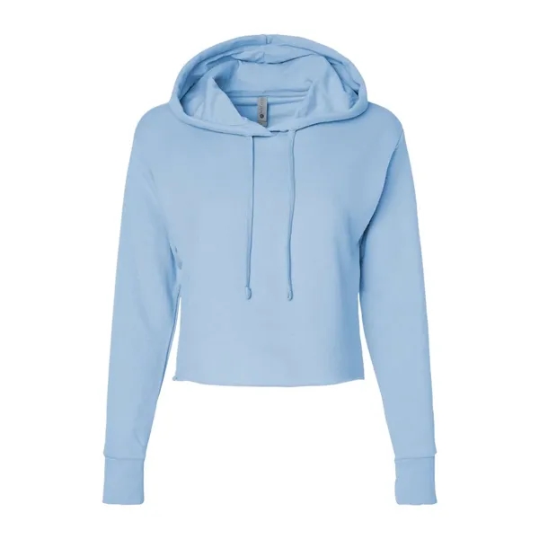 Next Level Women's Laguna Sueded Raw Edge Crop Hoodie Swe... - Next Level Women's Laguna Sueded Raw Edge Crop Hoodie Swe... - Image 11 of 14