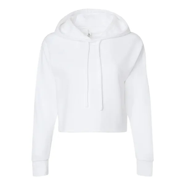 Next Level Women's Laguna Sueded Raw Edge Crop Hoodie Swe... - Next Level Women's Laguna Sueded Raw Edge Crop Hoodie Swe... - Image 13 of 14