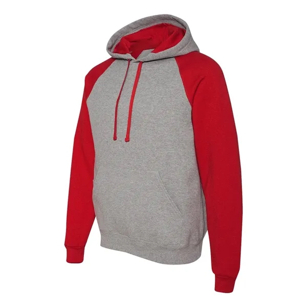 JERZEES Unisex Nublend® Colorblocked Raglan Hooded Sweats... - JERZEES Unisex Nublend® Colorblocked Raglan Hooded Sweats... - Image 11 of 12