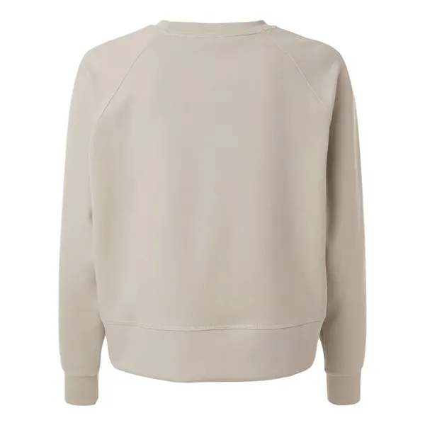 Adidas Women's Beyond Side-Snap Crewneck Sweatshirt - Adidas Women's Beyond Side-Snap Crewneck Sweatshirt - Image 4 of 4