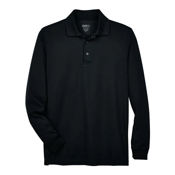 Custom CORE365 Men's Tall Pinnacle Performance Long Sleeve Pique...