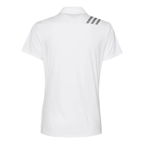 Adidas Women's 3-Stripes Shoulder Polo - Adidas Women's 3-Stripes Shoulder Polo - Image 7 of 8