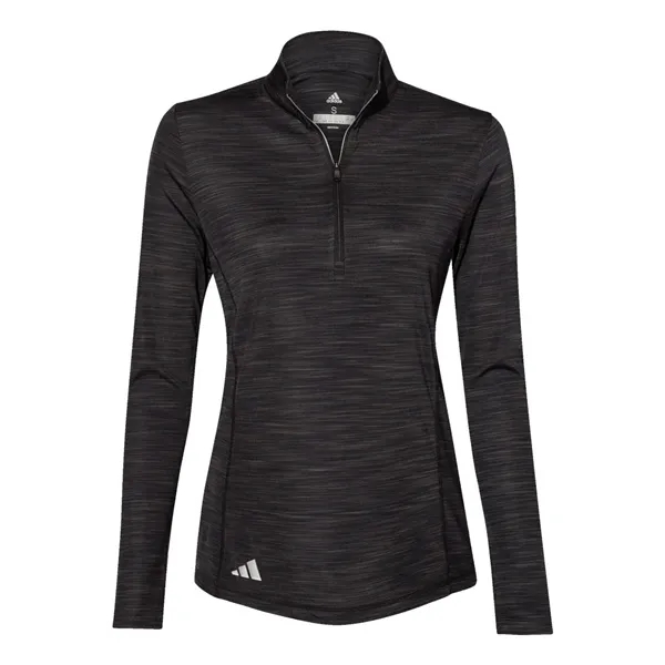 Adidas Women's Lightweight Melange Quarter-Zip Pullover - Adidas Women's Lightweight Melange Quarter-Zip Pullover - Image 1 of 6