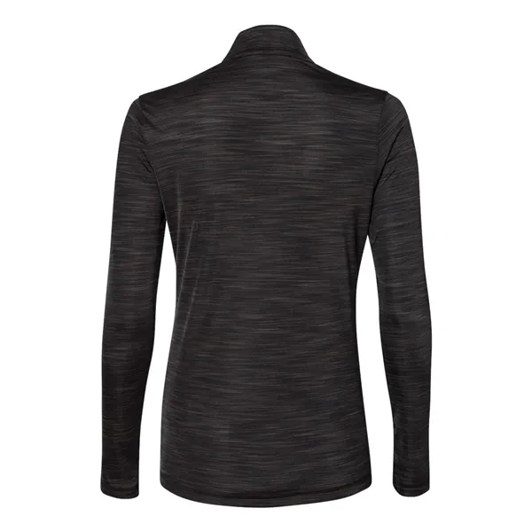 Adidas Women's Lightweight Melange Quarter-Zip Pullover - Adidas Women's Lightweight Melange Quarter-Zip Pullover - Image 2 of 6