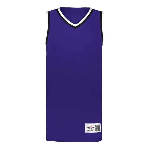 Alleson Athletic Youth Retro Basketball Jersey - Alleson Athletic Youth Retro Basketball Jersey - Image 9 of 16