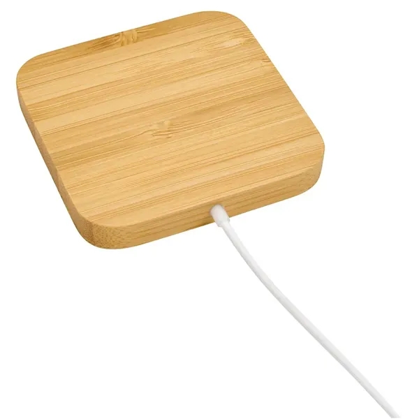 Good Value™ Bamboo Magnet-Hold 15W Wireless Charger - Good Value™ Bamboo Magnet-Hold 15W Wireless Charger - Image 1 of 8