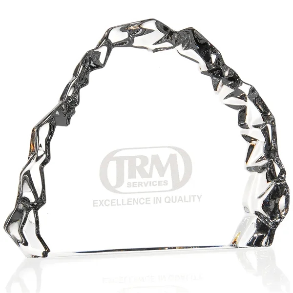 MARIO CIONI Carved Crystal Award - MARIO CIONI Carved Crystal Award - Image 0 of 2