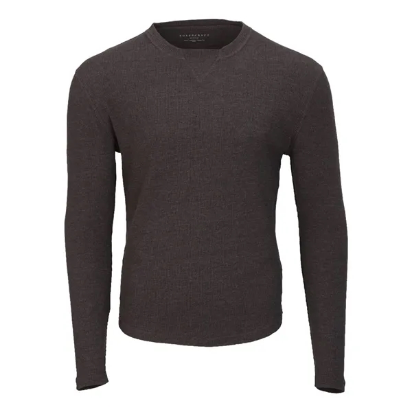 Custom Boxercraft Men's Waffle Knit Long Sleeve T-Shirt