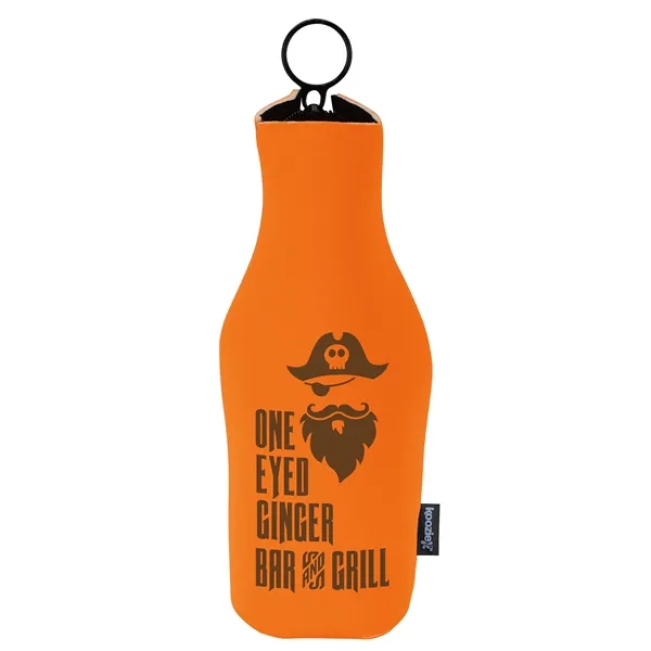 Koozie® Neoprene Zip-Up Bottle Cooler - Koozie® Neoprene Zip-Up Bottle Cooler - Image 1 of 6