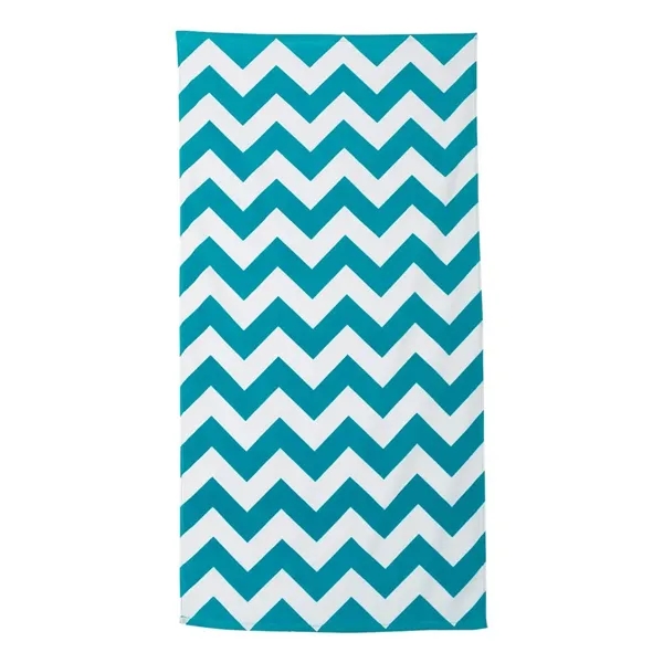 Carmel Towel Company Chevron Velour Beach Towel - Carmel Towel Company Chevron Velour Beach Towel - Image 0 of 6