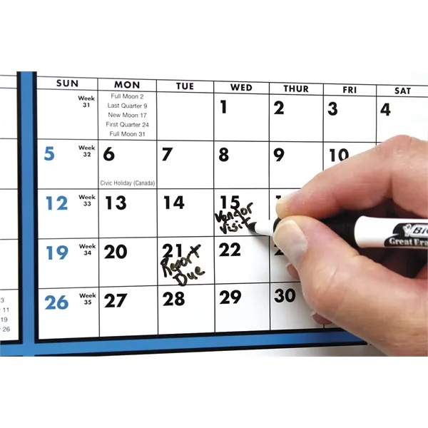 Triumph® Calendars Span-A-Year (Laminated with Marker) Ca... - Triumph® Calendars Span-A-Year (Laminated with Marker) Ca... - Image 1 of 9