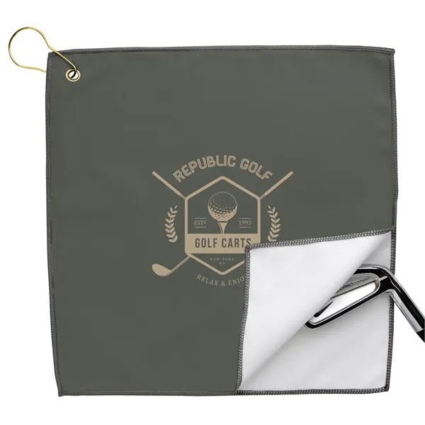Good Value™ RPET Double Layer Golf Towel - Good Value™ RPET Double Layer Golf Towel - Image 3 of 4