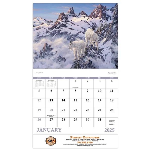Good Value™ Wildlife Canvas - Stapled Calendar - Good Value™ Wildlife Canvas - Stapled Calendar - Image 2 of 31