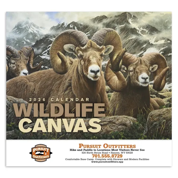 Good Value™ Wildlife Canvas - Stapled Calendar - Good Value™ Wildlife Canvas - Stapled Calendar - Image 5 of 31